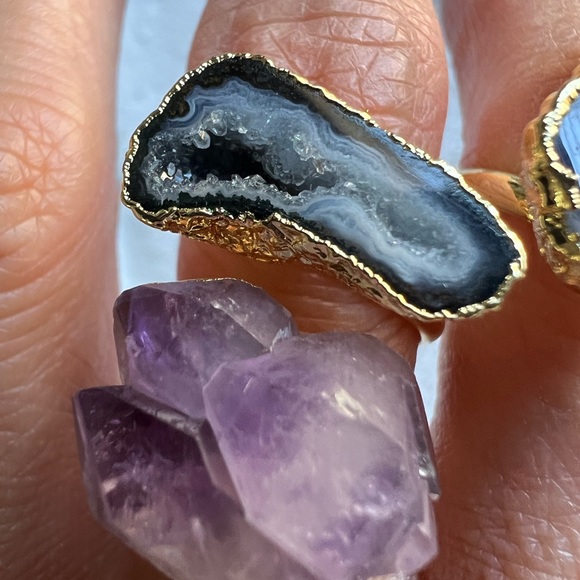 Ascension Amethyst Geode Ring - Picture 10 of 11